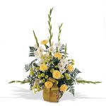 Vibrant Yellow Basket